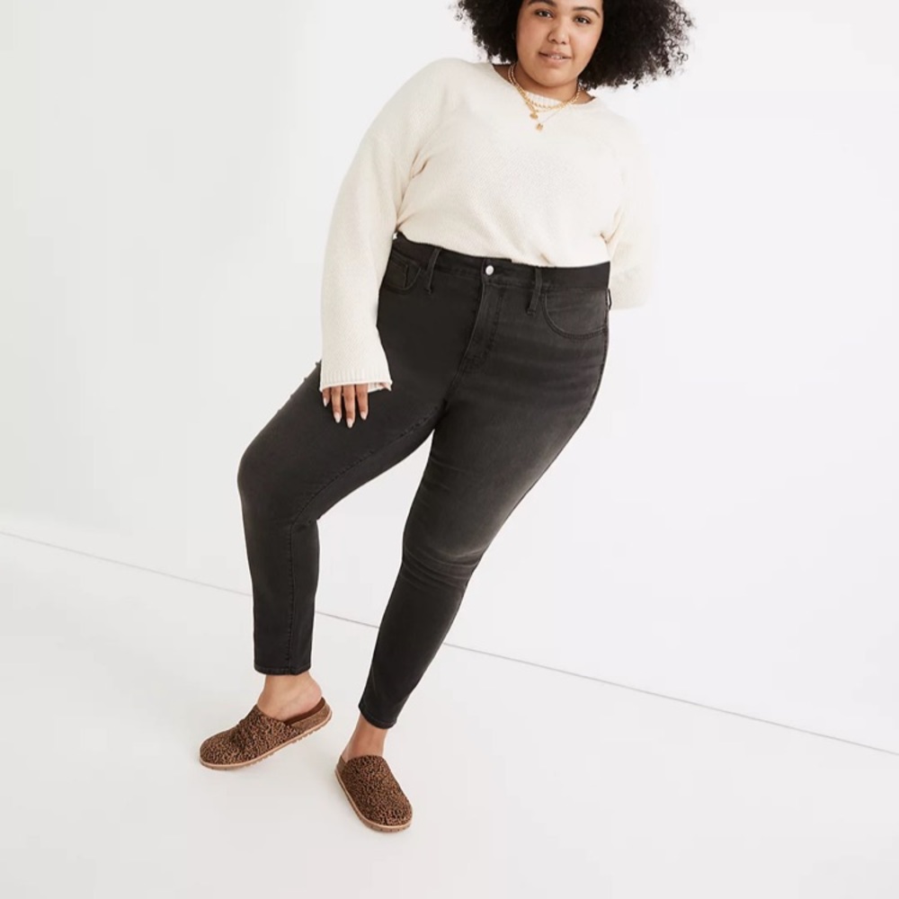 Madewell Plus Curvy Roadtripper Supersoft Skinny Jeans in Ardley Wash